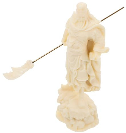 GOOHOCHY Guan Statue Tischdekor Heimdekor Abs Skulptur Schreibtischdekor Büroteil Kompakt Plastikfigur