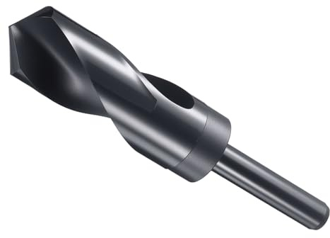 METALLIXITY Drill Bit 30mm, 1/2 Reduced Shank Round 4341 HSS 135° | High-Speed Steel Bits for Drilling Holes in Thin Metal Steel Wood Plastic Aluminum DIY Project