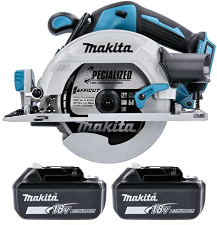 Makita DHS680Z 18V Brushless Circular Saw with 2 x 5.0Ah Batteries