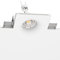 ledscom.de LED Gips Einbaustrahler GIEDI DIY, inkl. GU10 Lampe 468lm 30° warm-weiß
