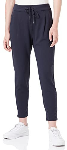 VERO MODA Women's Vmeva Mr Loose String Pants Noos Trouser, Blue (Night Sky), 10 (Manufacturer Size: Small)