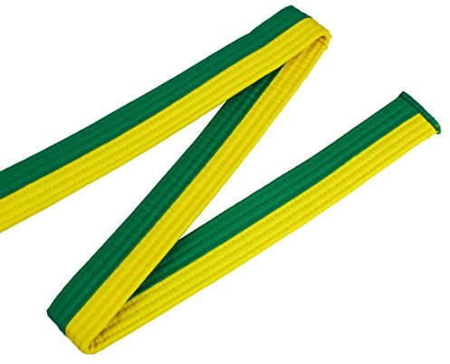 Andux Taekwondo Gürtel Kampfkunst Gürtel TQDYD-01 (Gelb/grün)