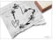 Stempel Herz mit Blumen - Motivstempel Blumenherz Herzstempel - Geschenk Liebe Valentinstag Verlobung Hochzeit Karten Basteln Tischdeko - zAcheR-fineT