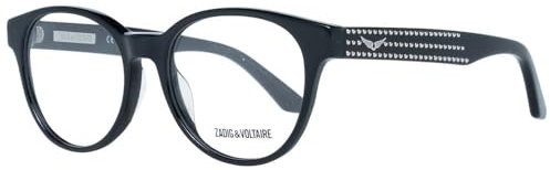 ZADIG&VOLTAIRE Damen VZV120S500700 Sonnenbrille, Shiny Black, 50/17/140