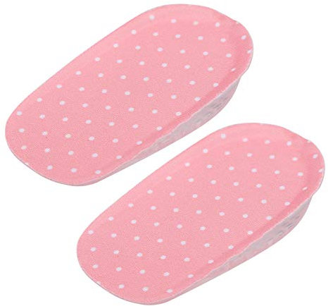 Silikonsohle Selbstklebend für Unsichtbare Erhöhung, Einlagen Schuhe Erhöhung, Silikon Schuh Einlegesohlen, Silikon Gel Einlegesohlen Höhe Erhöhen Sie Den Fuß Orthesenbogen Stützschuhe Fersenpolster(