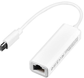 Bewinner USB-C auf RJ45 Adapter, Tragbarer Ethernet LAN Netzwerkadapter 100 Mbps, Kompatibel mit USB-C Laptops