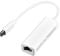 Bewinner USB-C auf RJ45 Adapter, Tragbarer Ethernet LAN Netzwerkadapter 100 Mbps, Kompatibel mit USB-C Laptops