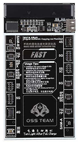 LijunGUOphoto Replacement W218 Smartphone Battery Fast Charging and Activated Board 2 in 1 Tool for iPhone X & 8 Plus & 8 & 7 Plus & 6s Plus & 6s & 6 Plus & 6 & 5C & 5SE & 5S & 5 & 4S & 4