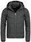 Indicode Herren Circus Steppjacke in Daunenjacken-Optik | Winterjacke Übergangsjacke Black, 3XL