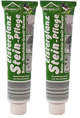 Preisjubel 2X 150ml Elsterglanz Orig. Stein-Pflege für Natur-/Kunststein, Granit, Marmor, Steinreiniger