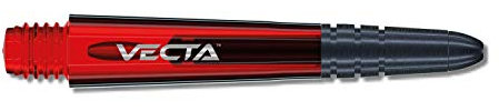 WINMAU Vecta Rot Short Polycarbonate Dart Stems - 1 Sätze pro Packung (3 Schäfte insgesamt)