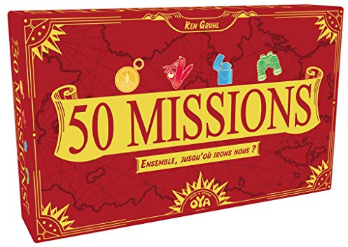OYA 50 Missions - Strategie-Brettspiel für Erwachsene ab 14 Jahren