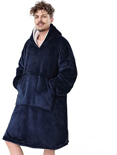 YOULIKE Oversized Hoodie Sweatshirt Blanket, Super Soft Warm Comfortable TV Blanket Hoodies, One Size Fits All, Ultra Soft Cozy Hoodie for Men Women Teenagers Kids