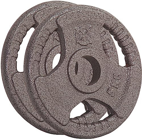 RIP X Pair of Tri Grip 2 Olympic Weight Plates in Cast Iron - 5kg