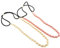 Weißes und Rosa 2 Stück x Damen Haarband - Goldenes Suede Geflochtenes Hairband, Samtaspekt - Einheitsgrößer Dünnes Stirnband - Hochzeit Vintage Headband - Original Look Boho, Hippie