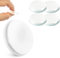 Butoir de porte pour les murs, 4 x Ø 40 mm, Tampons amortissants auto-adhésifs en transparent, Tenue ultra forte avec adhésif, Protection murs contre les poignées de portes, Butée, Amortisseurs