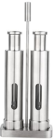 Frotox Gewürzmühle 2er Set, Salz Pfeffermühle, Manuelle Pfeffermühle, Edle Salzmühle Aus Hochwertigem Edelstahl