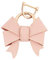 WADORN Porte-Clés Nœud Papillon pour Femme, Porte-Clés en Cuir PU avec Nœud Mignon Porte-Clés de Voiture Personnalisé Sac à Main Pendentif Sac à Dos Décorations Accessoires, Rose