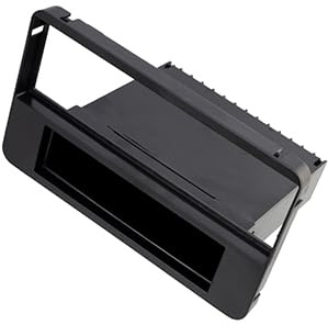 AERZETIX - C11138 - Cadre/façade/Adaptateur 1 DIN pour autoradio de Voiture - Moulage/Cache en Plastique - Compatible avec Alfa Romeo 159, Brera, Spider