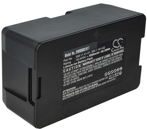 vhbw Batterie Compatible avec Husqvarna Automower 430XH 2019, 430XH, 430X (à partir de 2019/2020), 430X 2016 Tondeuse (5000mAh, 18V, Li-ION)
