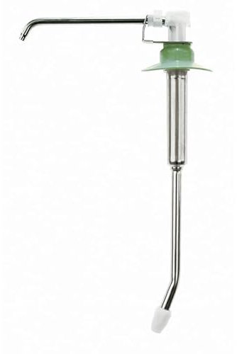 OPHARDT IMP 24 Edelstahlpumpe für Euroflaschen 500/1000 ml mit gekröpftem Saugrohr, Inhalt:1 l