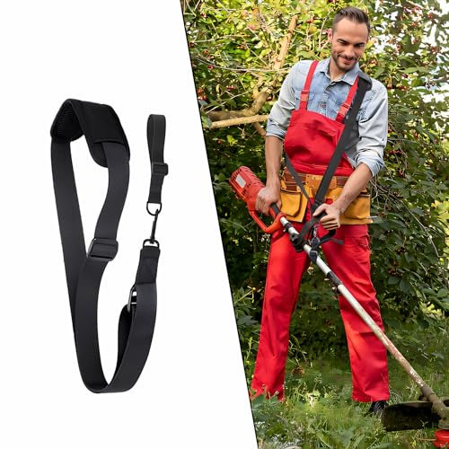 Lalerful Sangle d'épaule pour débroussailleuse – Ceinture de Harnais en Nylon pour la Plupart des débroussailleuses