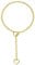 Eigso Gold Elegante Lariat Y Kette Halskette für Frauen Männer Vintage Y2K Charming Choker Kragen für Frau Mann