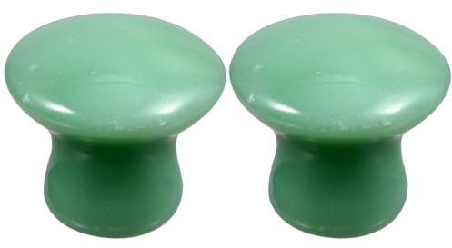 2 Stücke Pilz Massage Steine natürliche Jade Werkzeuge Für Gesichts Für Gesundheit