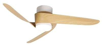 MANTRA Ventilador techo LED 24W ISLAND 30W Madera 2700K-5000K, 1700 Lm Ø102cm