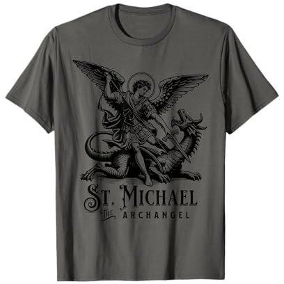St. Michael der Erzengel Katholische Christliche Heilige T-Shirt