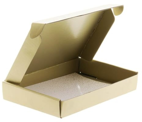 50x Maxibriefkarton A6 Gold - Versandkarton - Karton