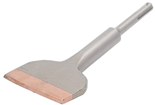 TICFOX Hammer Fliesen Meißel TICFOX Fliesen Entfernung Meißel Hartmetall Wand Beton Flachhammer Meißel Hohe Härte Rundschaft 15,2 cm Länge