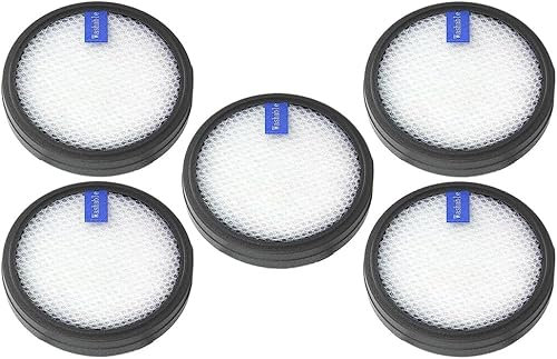 YUETTYY 2/5 filtri di ricambio per aspirapolvere, filtri HEPA lavabili per PRETTYCARE W200 W300 W400, leggeri, senza fili, accessori lavabili e riutilizzabili (5 pezzi)