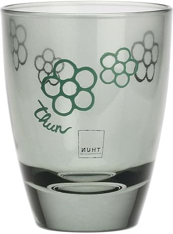 THUN, Set 2 Bicchieri Acqua in Vetro, Linea AbbracciAMI, Set da Collezione per la cucina, Idea Regalo, 10.5 x 8.15 x 8.15 cm