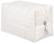 Trousse de maquillage pour femme, petite trousse de toilette de voyage blanche, petite trousse de toilette esthétique, organiseur de rangement pour les essentiels de voiture, organiseur pour sac à