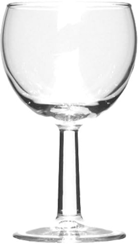 Glasveredlung Schmitz Weinglas Weißweinglas, 15,5 cl ohne Füllstrich bei 0,1 l, 6 Stück