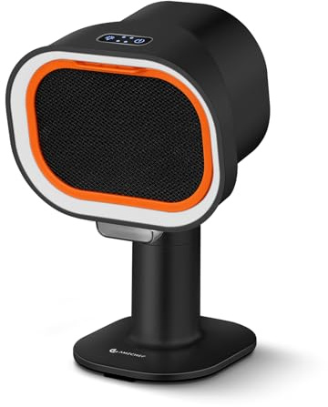 AMZCHEF Hotte de cuisine portable, hotte de bureau avec ventilateur d'échappement à 4 vitesses, grande tasse de collecte d'huile à faible bruit, filtre en aluminium amovible, ventilateur d'échappement
