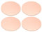 PATIKIL 4 Piezas De Láminas De Metal Para Grabado, 70mm Redondas, Placas De Metal En Forma De Disco Para Grabado laser, Fabricación De Placas, Llaveros, 1.0mm De Grosor, Tono Cobre