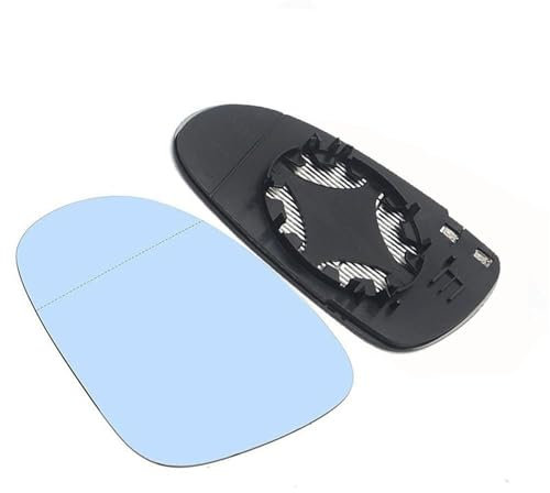 Yurefax for Jetta, for Golf 5 MK5 GTI, for Passat B5.5 B6, for Bora, R32 Rabbit, for EOS, Autospiegel 2006–2009, Paar beheizte Rückspiegel, Blaue Glaslinse Auto-Rückspiegelglas