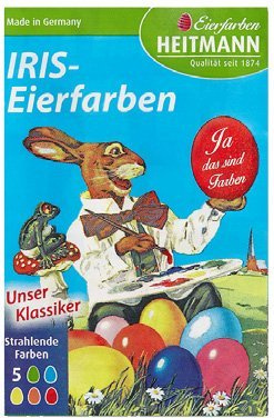 Heitmann Iris-Eierfarben Tabletten, 5 strahlende Farben (4er Pack)