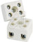 EGB Porzellanklemme 2-polig VE10 - Terminalblock - Blau - Schraube - Porzellan