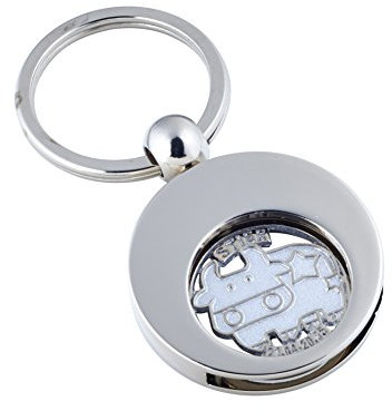 Jadani Hochwertiger Schlüsselanhänger mit EK-Chip Sternzeichen Stier