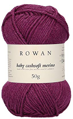 Rowan Baby Cashsoft Merino Purple 57% Wool 33% Acrylic 10% Chasmere Yarn - 50g
