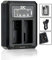 LP-E8 USB Dual Battery Charger adapter for Canon EOS 700D, 650D, 600D, 550D Cameras LP-E8 Battery Digital Camera Chargers
