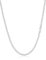 Silvora S925 Silber 3mm Panzerkette Herren Silberkette Ultradünne Sechseck Denim Kette Kubanische Kette Silberfarben Damen 925 ohne Anhänger Choker 36cm Feine Silberkette