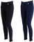 Lazura - Winter Reithose Mädchen & Jungen Comfort | mit Silikon Vollbesatz & Fronttasche | Kinder Reitleggings in Nachtblau | mit Fleece-Innenseite | Kinder Reitbekleidung in Größe 158