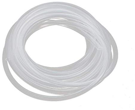 Yesallwas Tubo flessibile in gomma siliconica da 3 mm x 5 mm, tubo flessibile per acqua e aria, per trasferimento pompa (3 mm x 5 mm, 3 m)