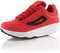Fusskleidung® Damen Herren Sneaker Abrollsohle Sportschuhe leichte Gesundheitsschuhe Rot Weiss Dunkelgrau EU 45