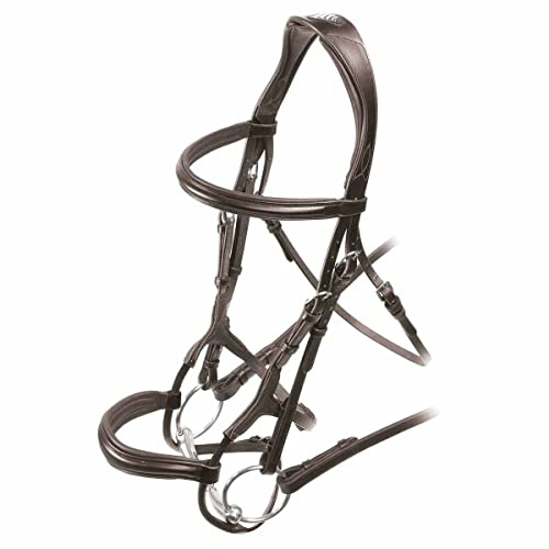 Shires Velociti Ergonomischer Kappzaum, Havana Full