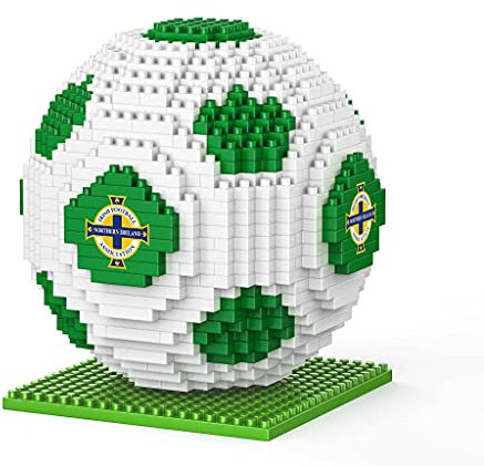FOCO BRXLZ Northern Ireland Football Premier League Championship Logo Team Building Set 3D Construction Toy
